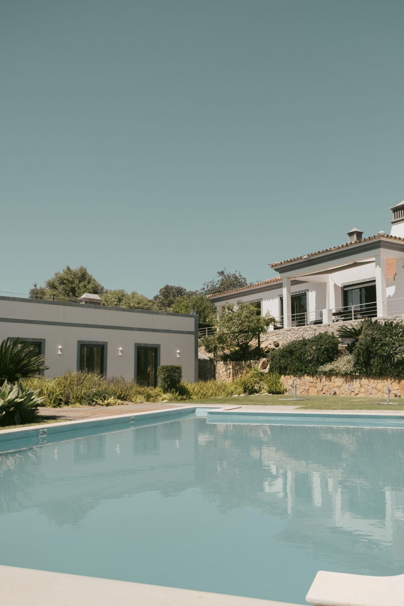 Poolside at POMAR Coliving in the Algarve hills