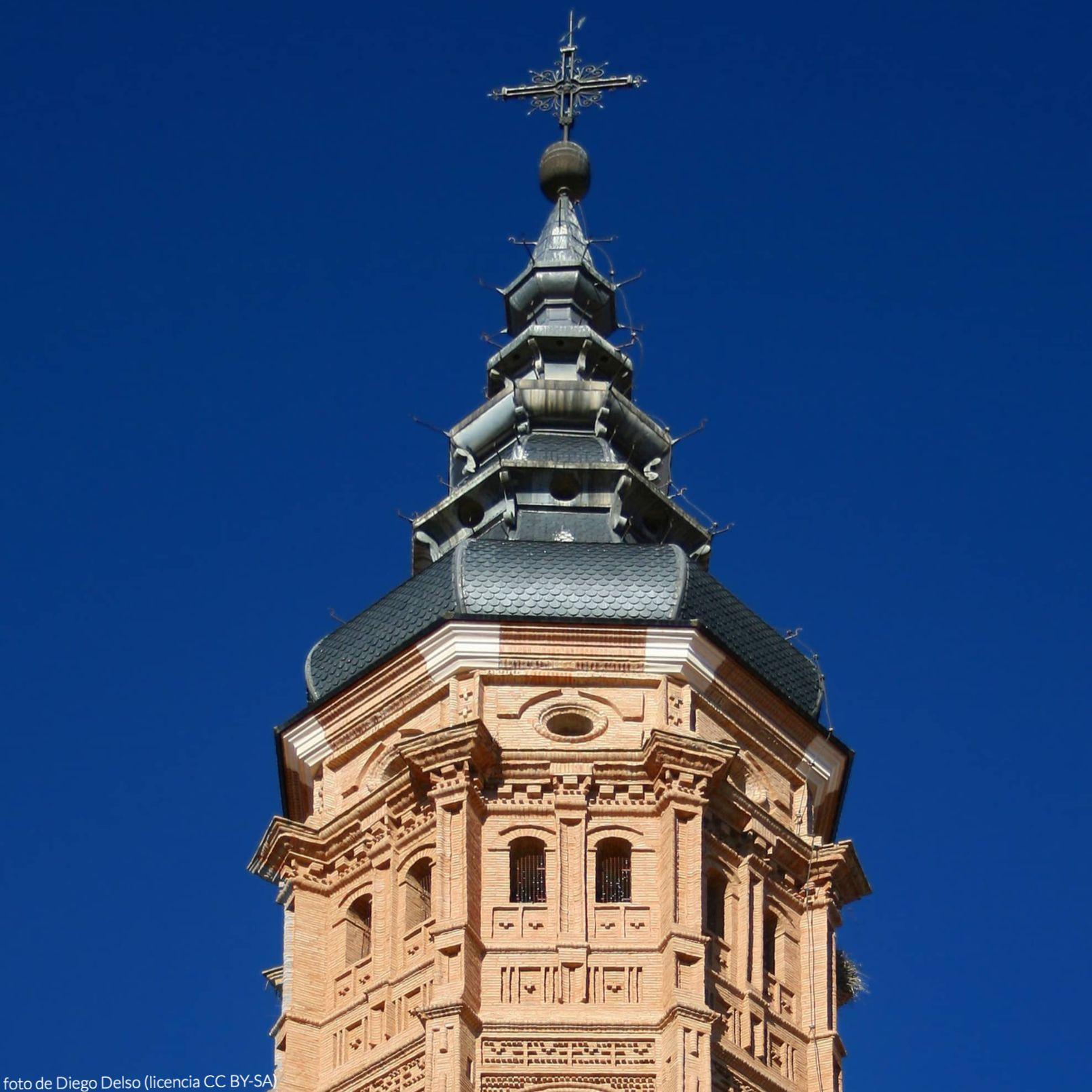 Colegiata de Santa María in Calatayud, Spain — a nearby landmark from Posada de la Luz