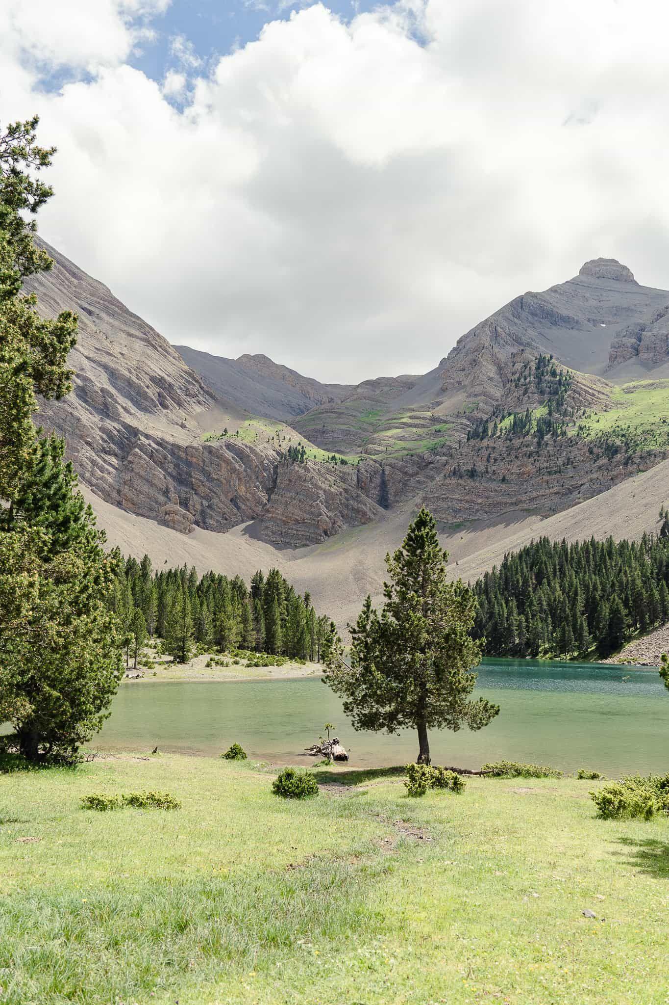 Scenic mountain landscape in the Pyrenees near Pyren'Escape