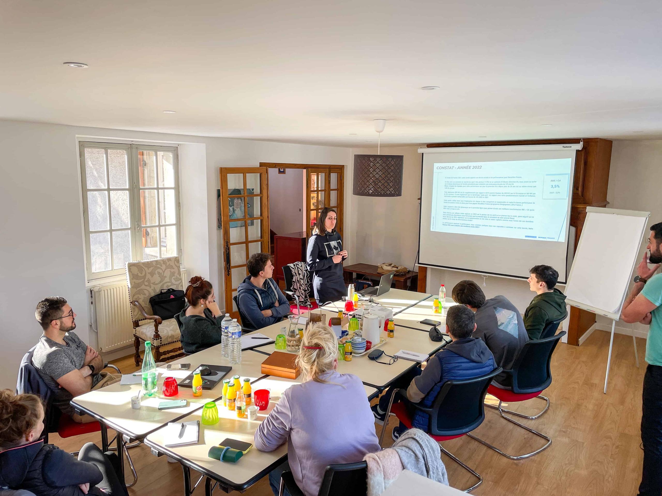 Workspace area at Pyren'Escape