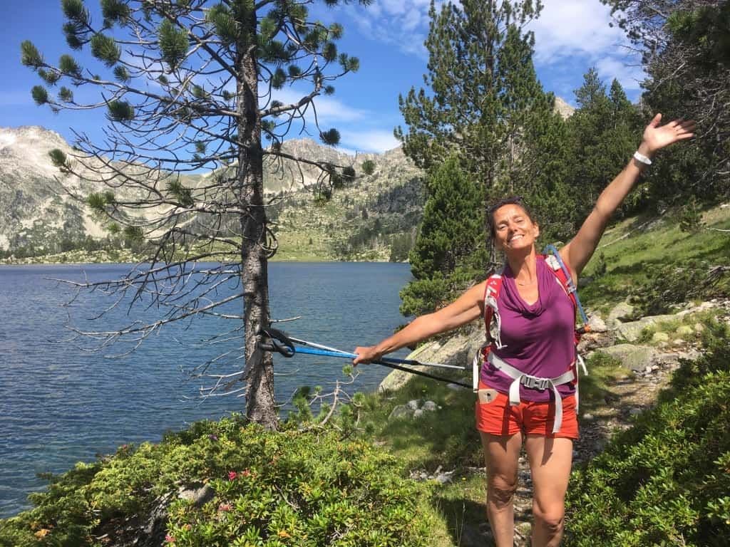 Hiking in the mountains