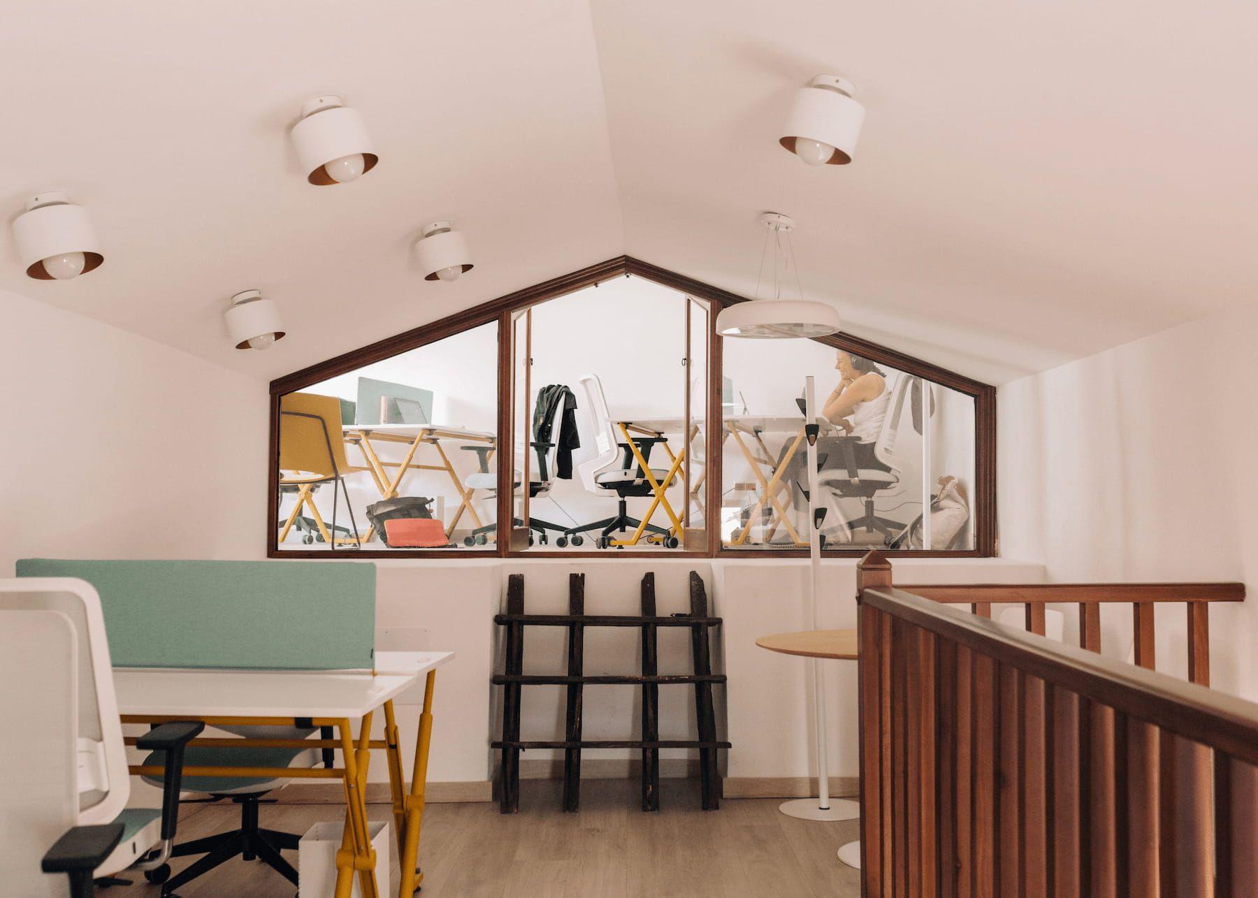 Rural coworking space with inspiring facilities