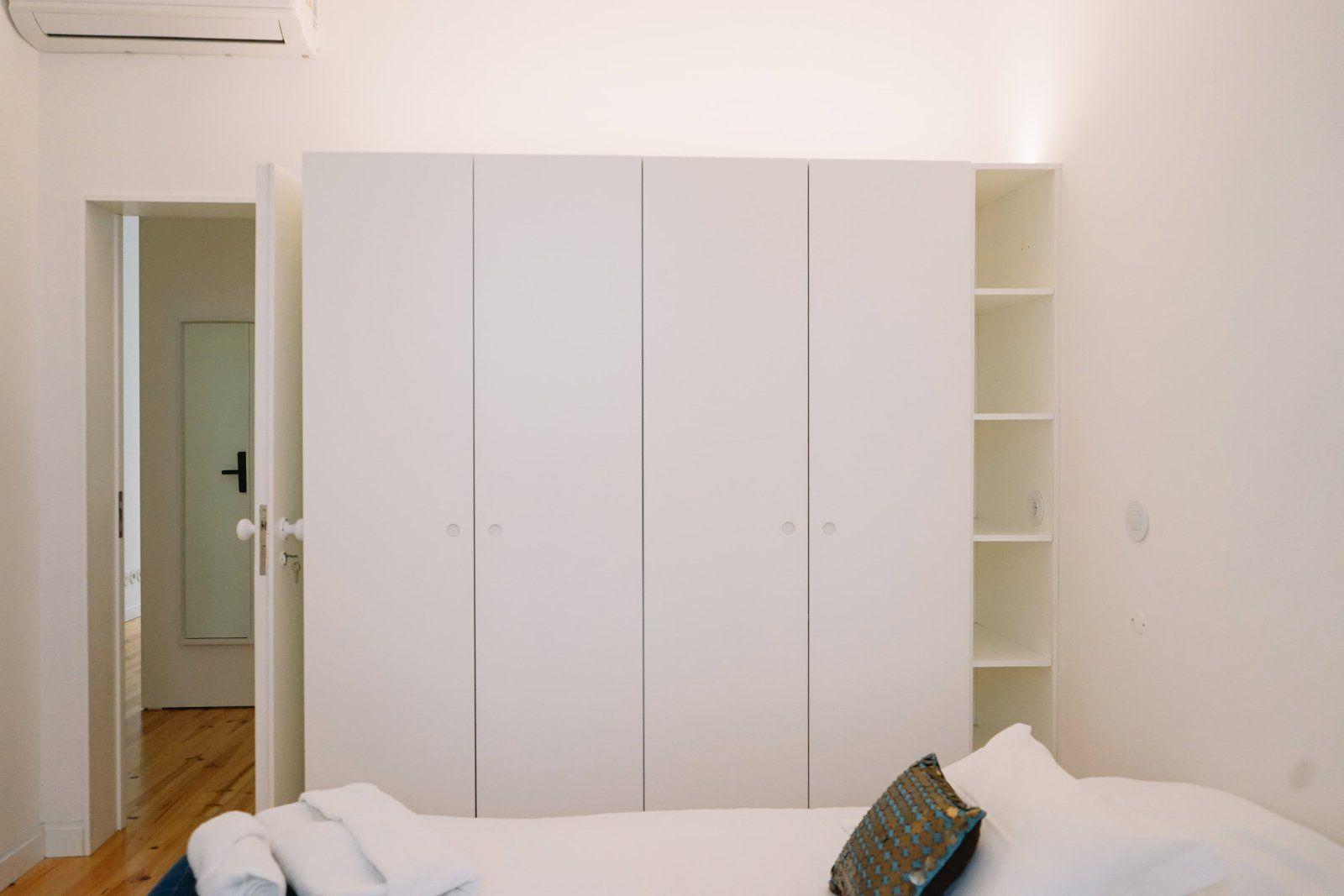 Living area of the 1 bedroom apartment with chill-out space