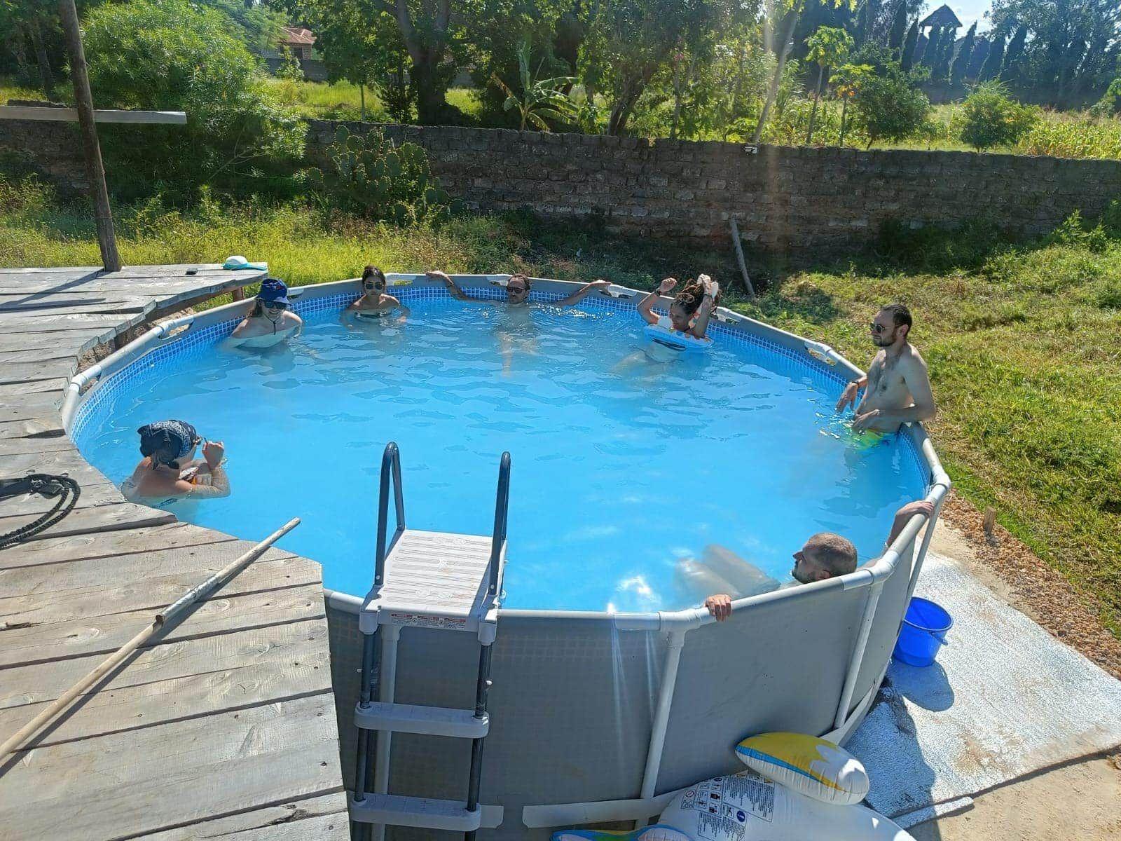 Plunge pool at Skippers Coliving