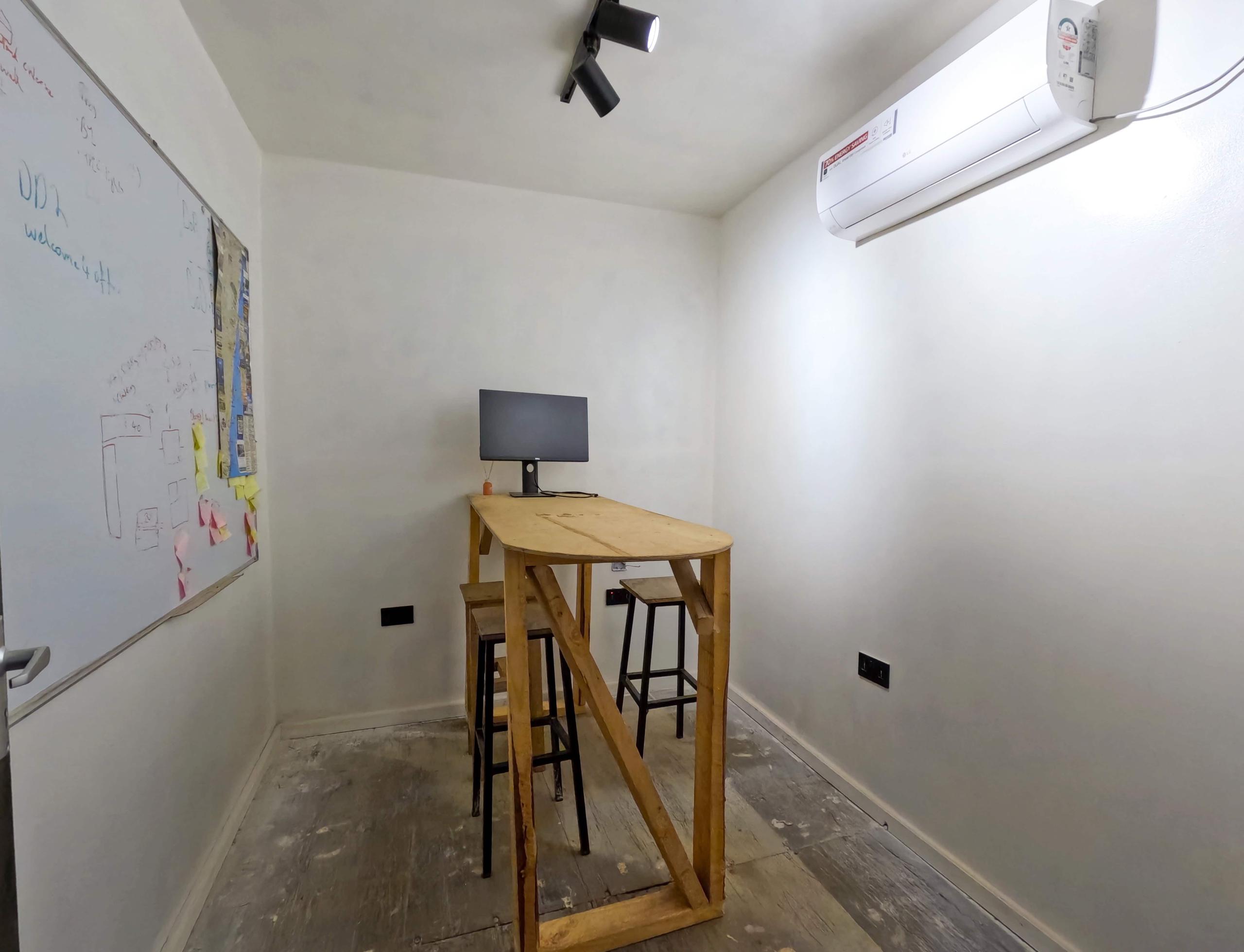 Air conditioned meeting room at Skippers Coliving