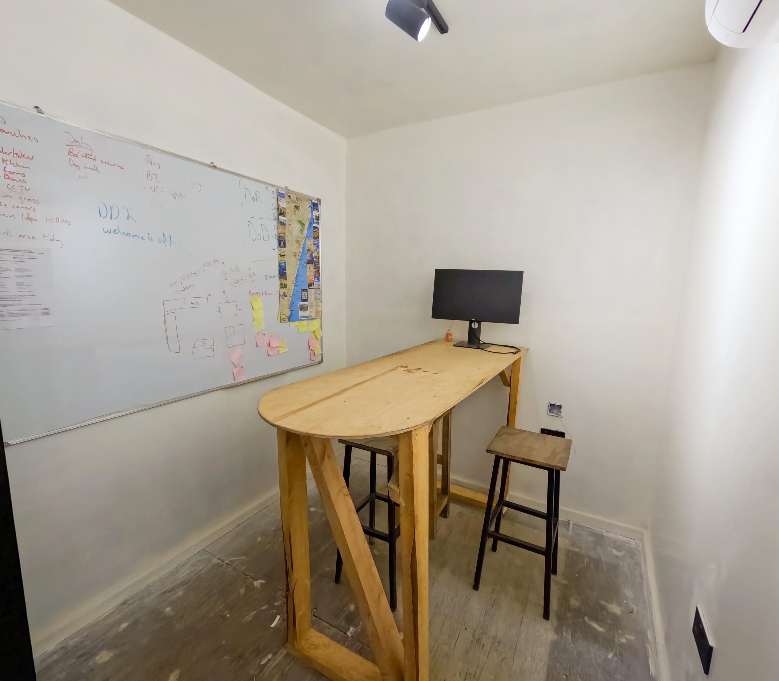 Air conditioned meeting room at Skippers Coliving