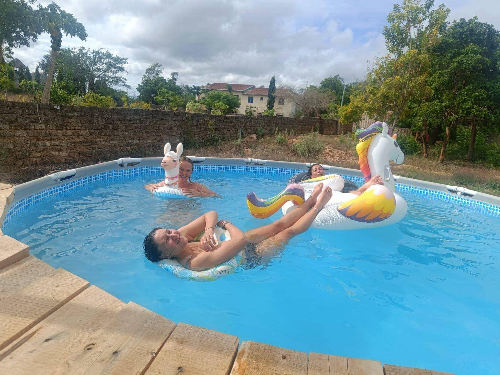 Plunge pool at Skippers Coliving