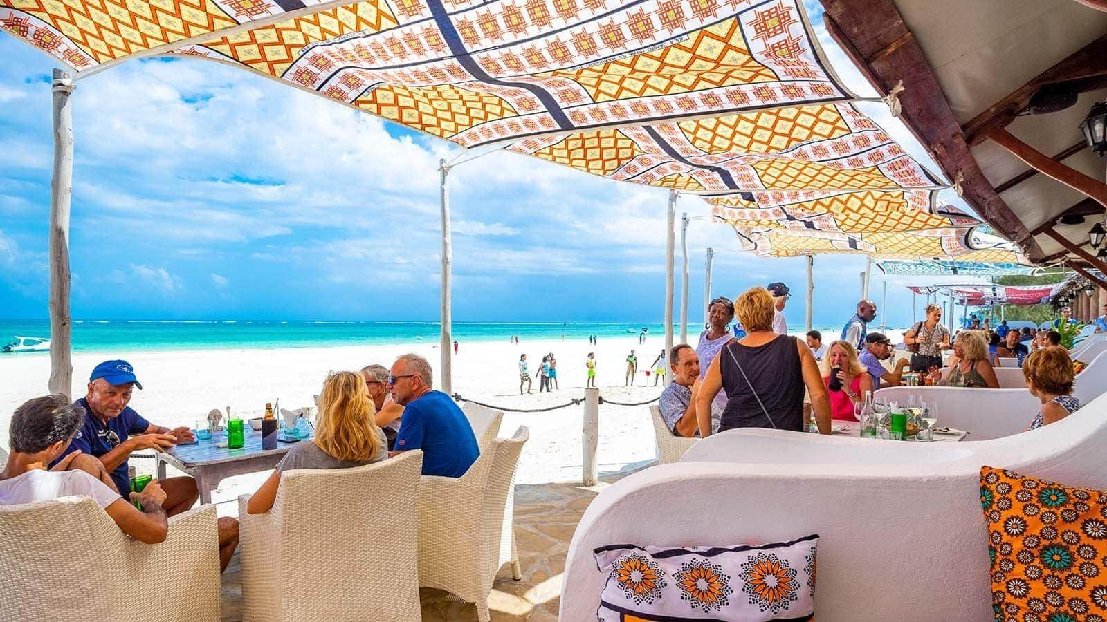 Local restaurant in Diani