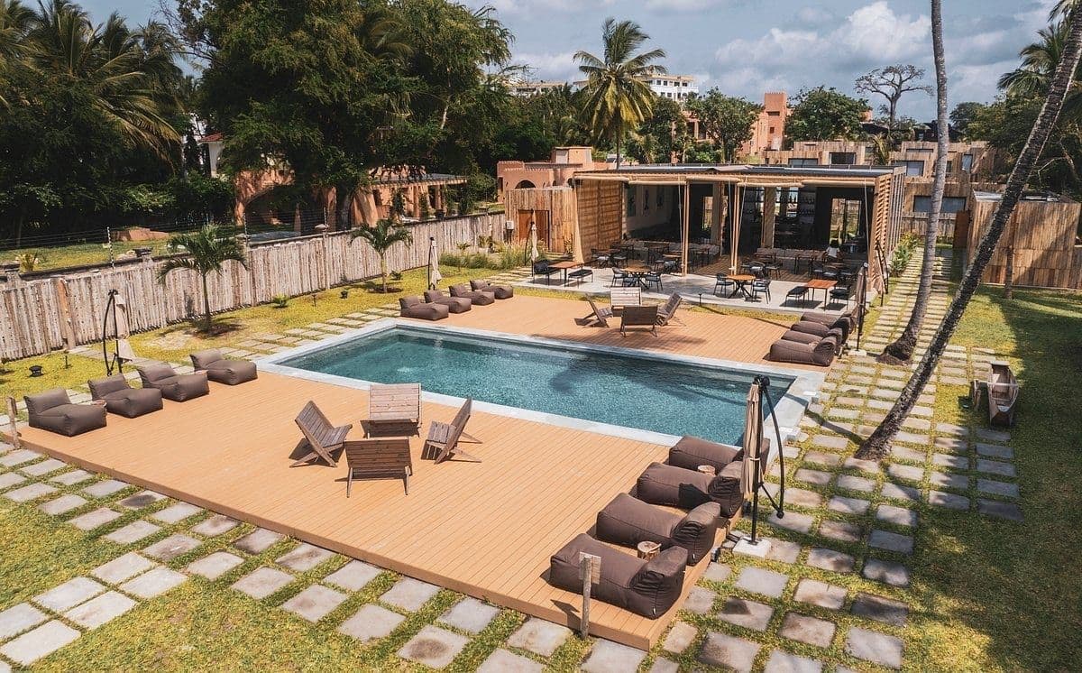 Sunny Side Up beachfront bar/cafe/restaurant in Diani