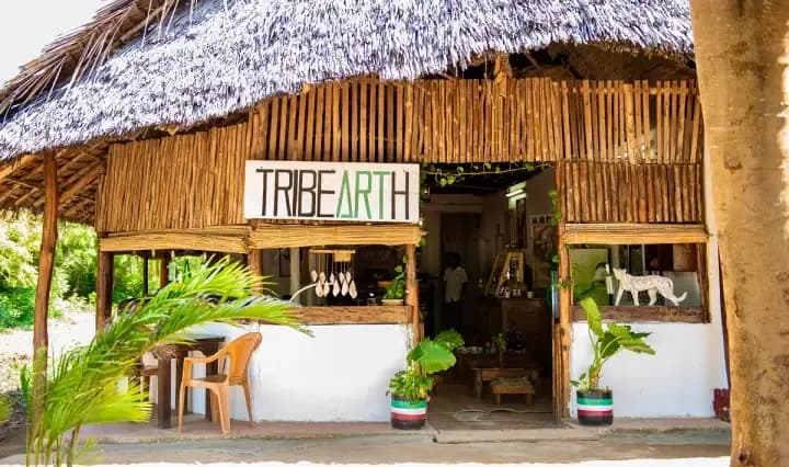 Tribearth vegan cafe/restaurant in Diani