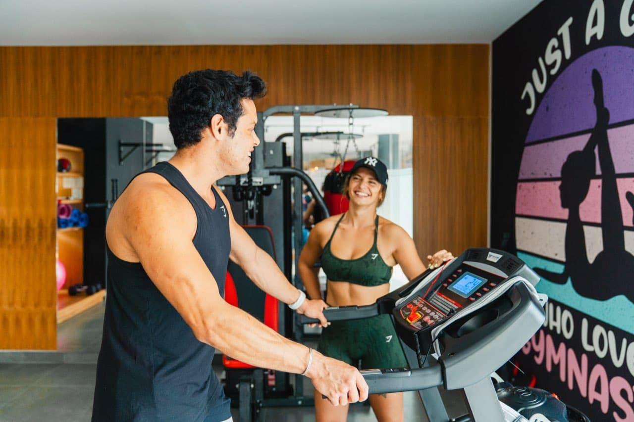 Gym equipped with strength and cardio machines for all fitness levels