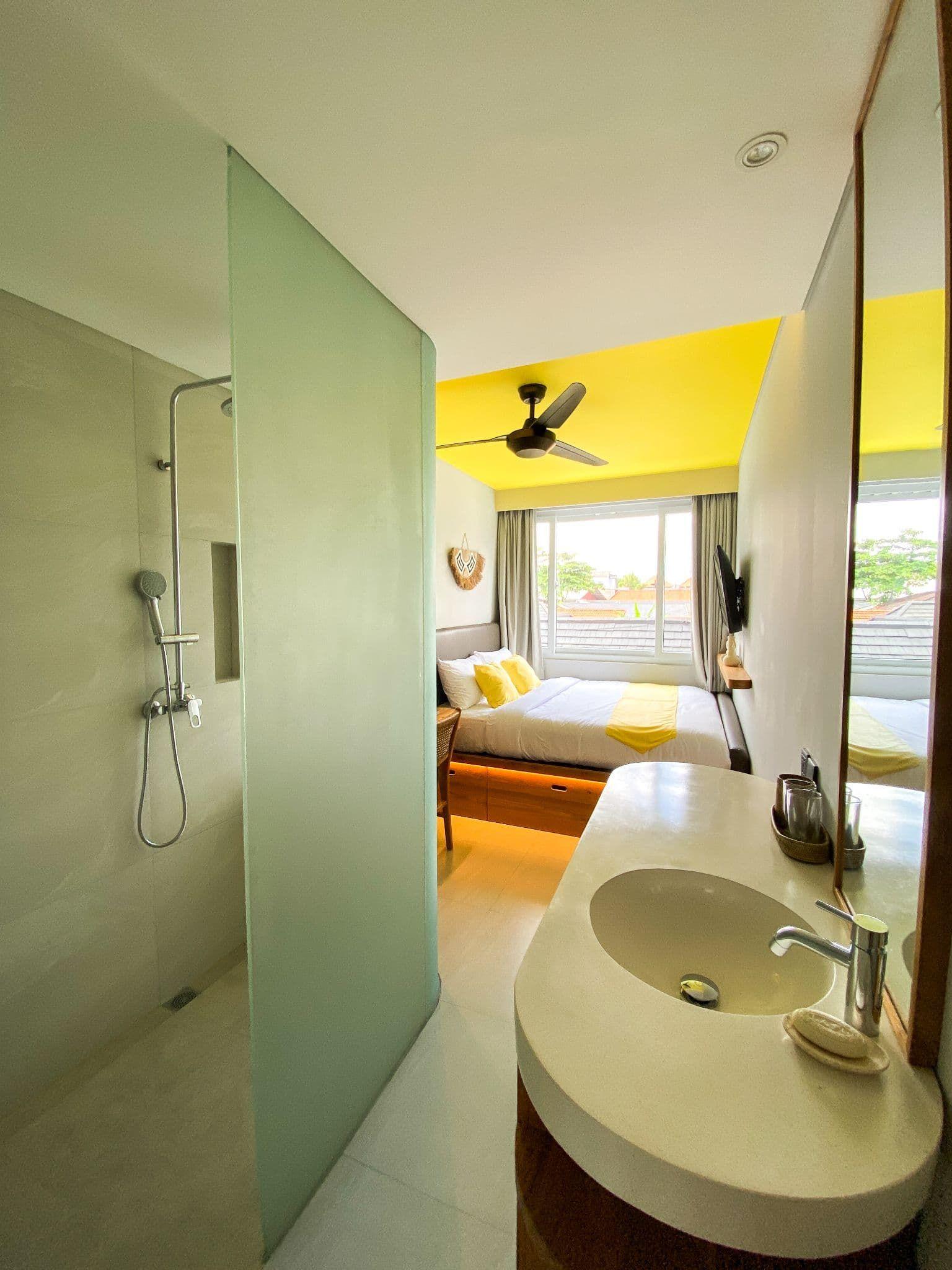 Coliving room interior view