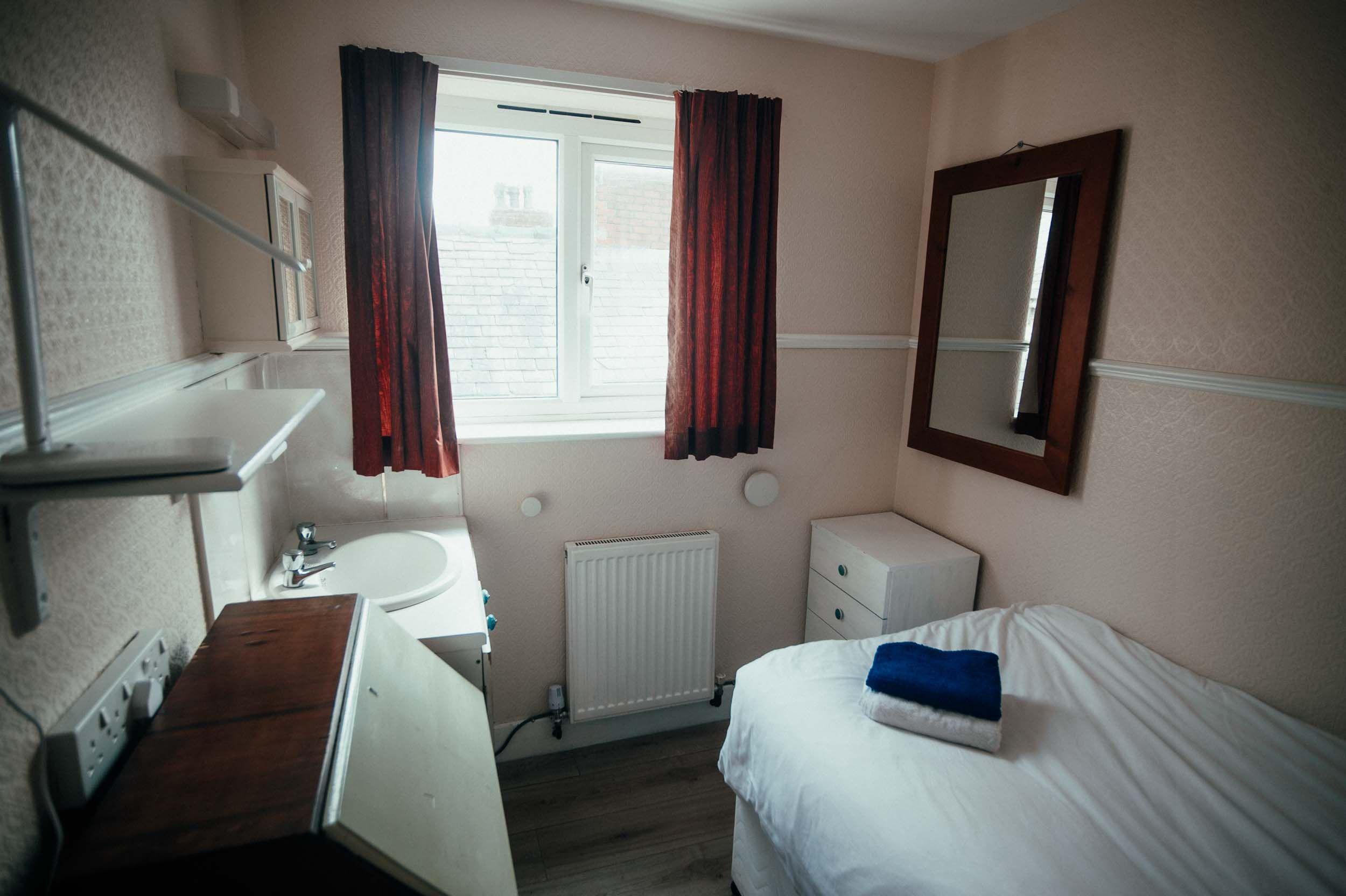 Single bedroom in the coliving house