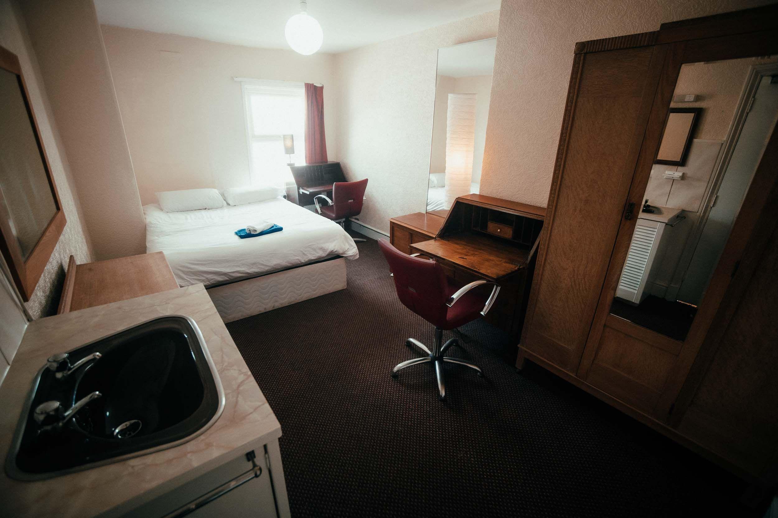 Double room interior view