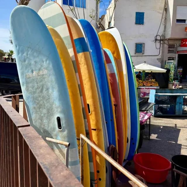 Calm yet vibrant colours of Taghazout town