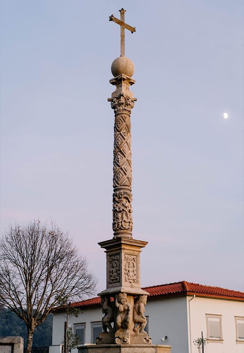 The Rôge Pillory, a national monument in Rôge, Vale de Cambra, near Coliving The VALLEY