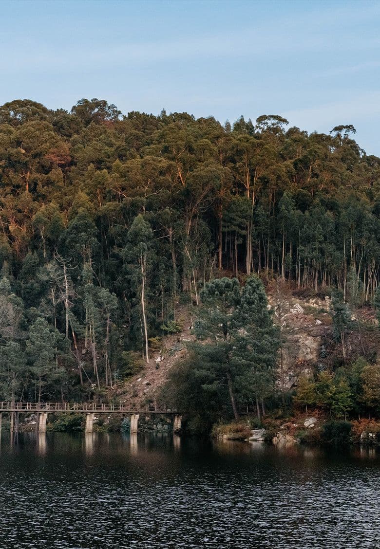 The Engenheiro Duarte Pacheco Dam on the Caima River in Rôge, Vale de Cambra