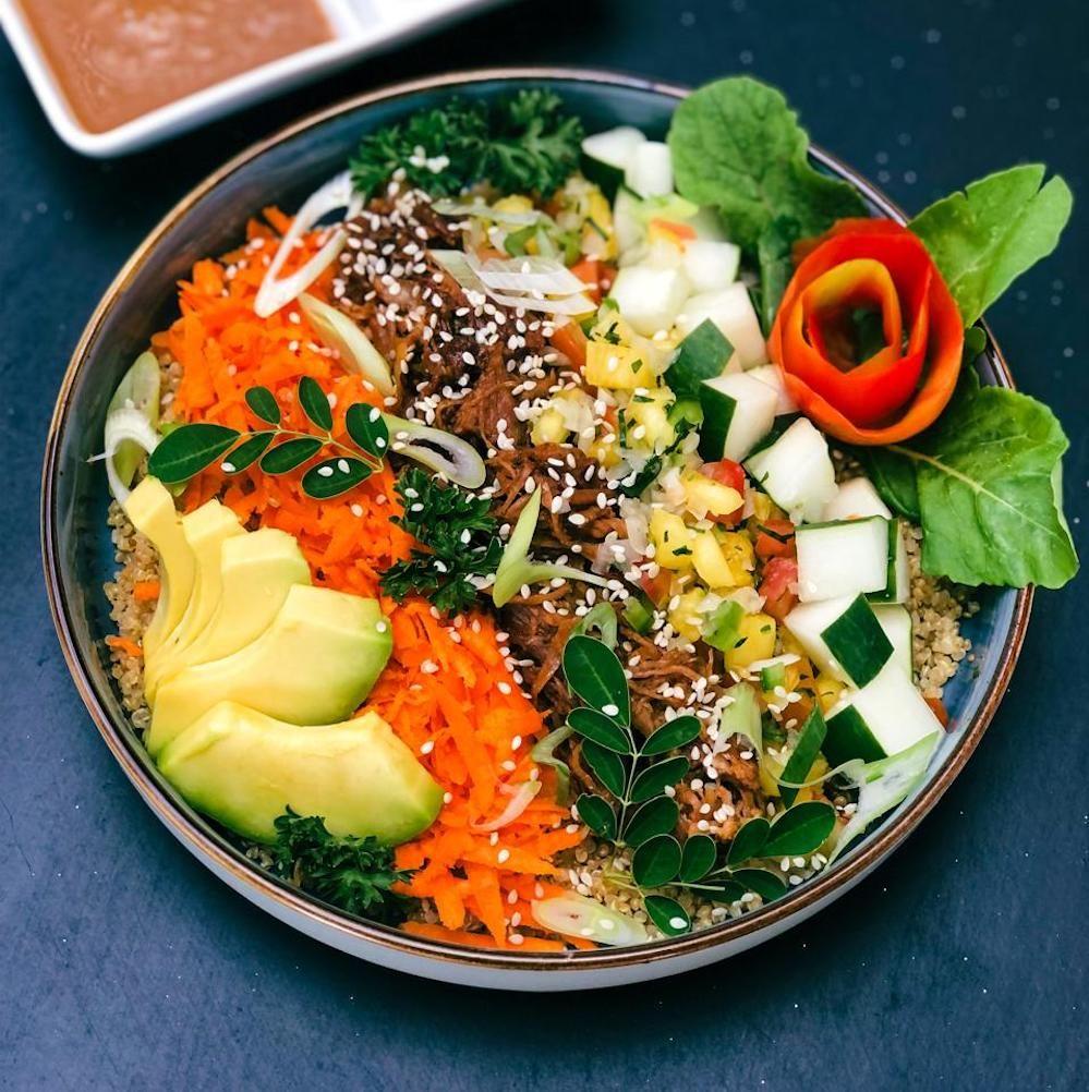 Food dish at Kooks Cafe