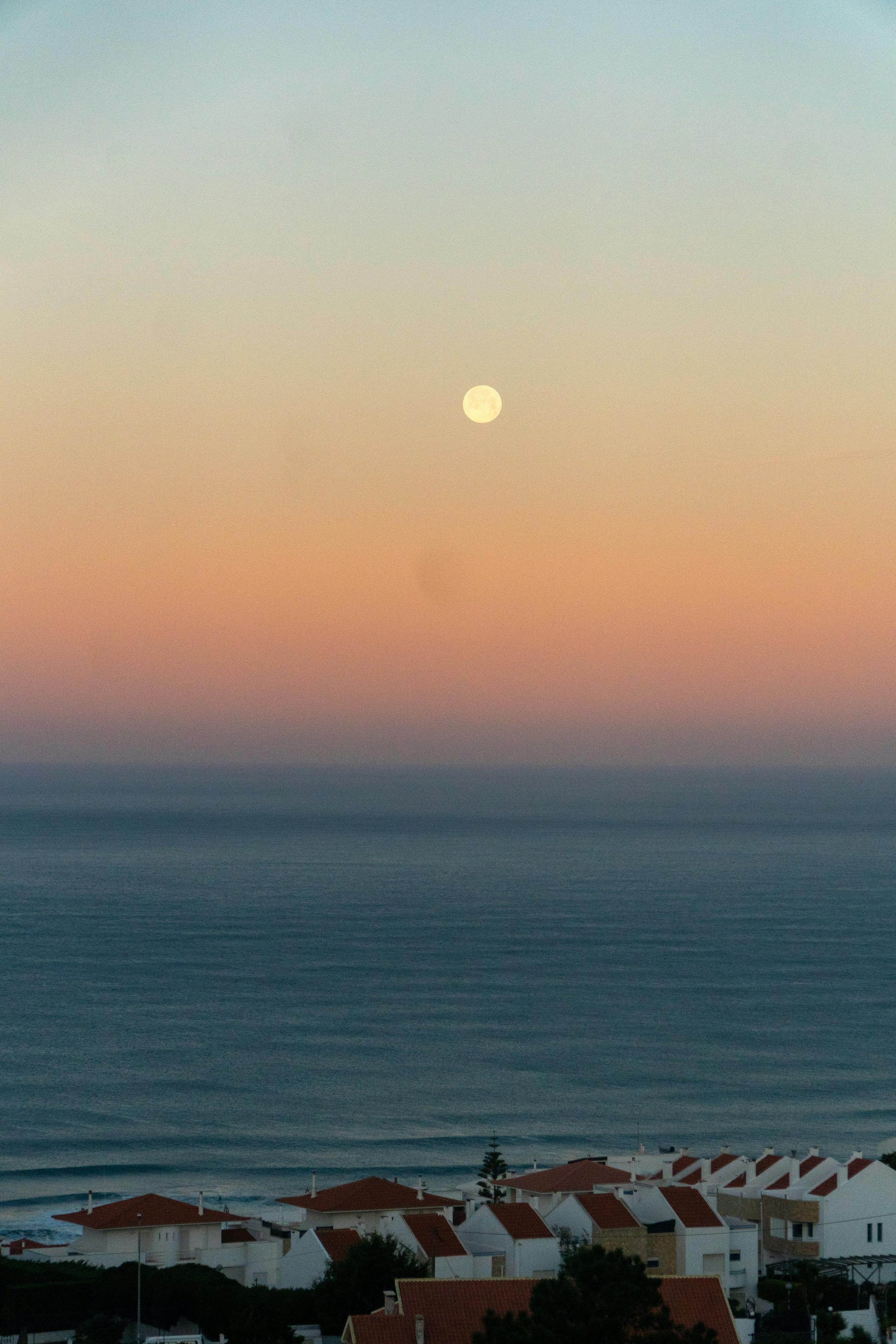 View of the sunset over Ericeira near coliving for digital nomads in Portugal