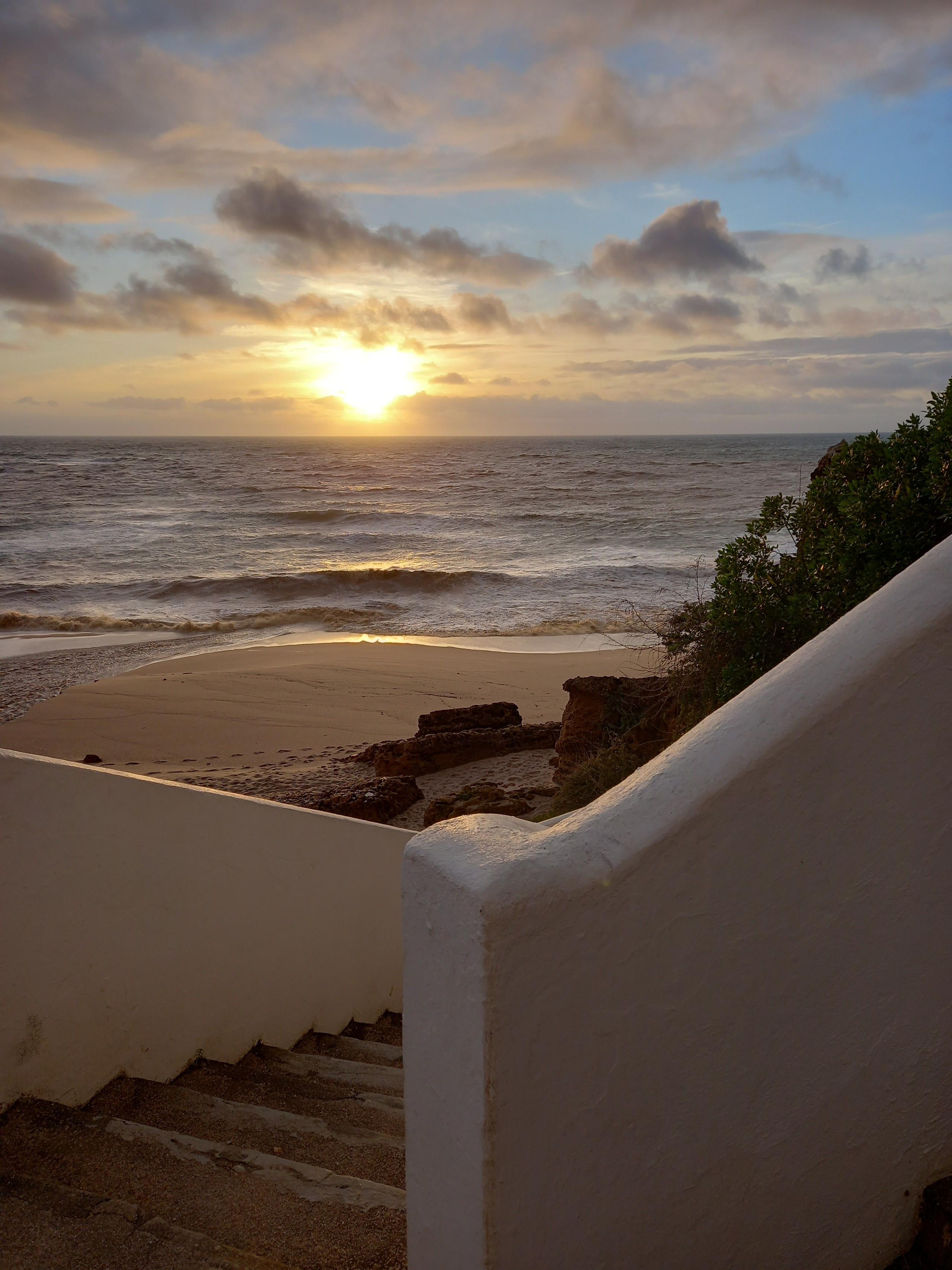 View of the sunset near Wild Souls coliving and coworking in Portugal